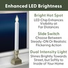 612 Vermont LED Electric Window Candles with Bright Hot Spot,