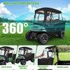 10L0L Golf Cart Driving Enclosures 2 Passenger for Club Car