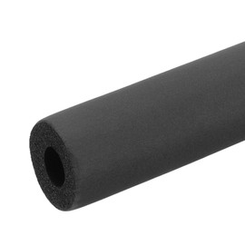 PATIKIL 1/2" (13mm) ID x 3Ft x 0.35" Pipe Insulation Foam Tube, Pipe Cover Wrap Roll Bar Tubing for Handle Grip HVAC Air Conditioner Units, Black