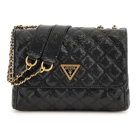 GUESS Giully 2 Compartment Convertible Flap Black, black