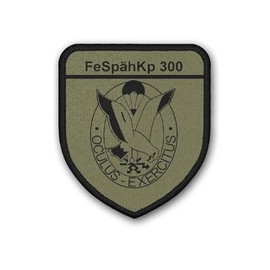 Copytec #44891 Patch Remote Scouting Company FeSpähKp 300 Seelbach Fritzlar Camouflage Olive