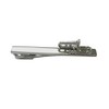 Silver Toned Trombone Music Instrument Square Tie Clip