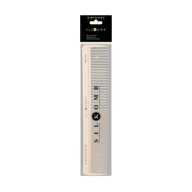 Cricket Silkomb Pro-30 Power Hair Cutting Comb - Silicone-Injected, Seamless