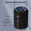 CYBORIS 2 in 1 Portable Splittable Bluetooth Speaker, Waterproof Split