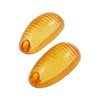 2EXTREME Indicator Lens Set Front Orange - Compatible with Piaggio