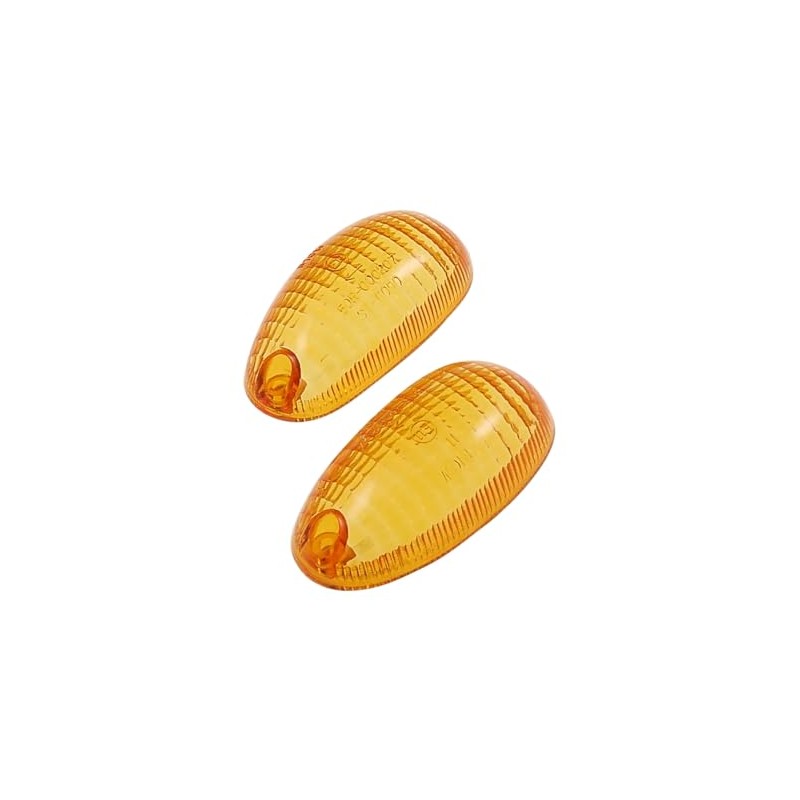 2EXTREME Indicator Lens Set Front Orange - Compatible with Piaggio