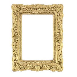 International Miniatures by Classics Dollhouse Miniature Ornate Gold Frame