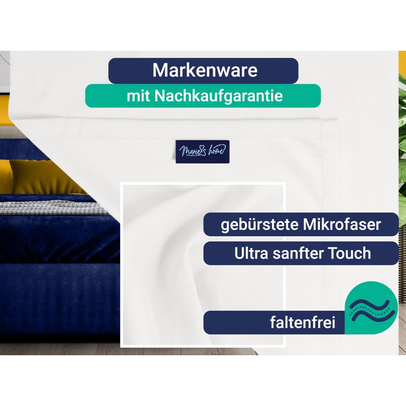 Marie´s Home Velvety Soft 1614.2354 Bed Sheet 180 x 275