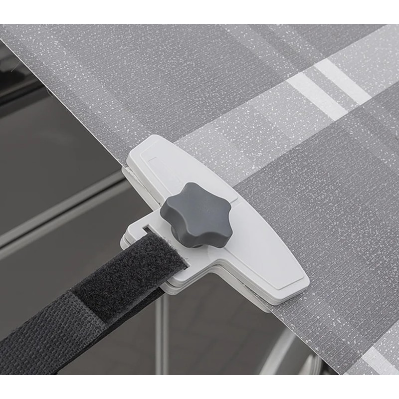 Preiswert&Gut Awning Clamp, 4 Pieces Tarpaulin Holder, Carpet Holder, Carpet