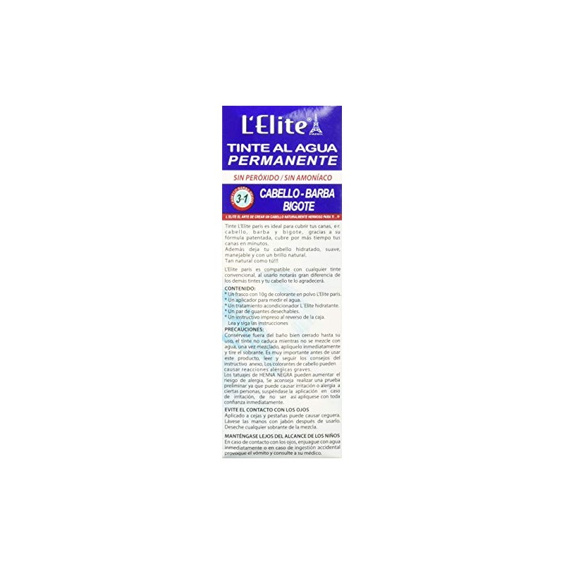 Tinte para Caballero, Negro Natural 507, 10 gr