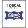 Quanah Acme Pacific Railroad Rail Road Way Lines Company Decal