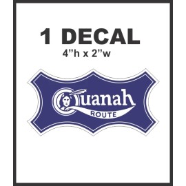 Quanah Acme Pacific Railroad Rail Road Way Lines Company Decal NICE