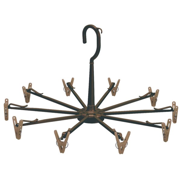 Bestco MA-670 Parasol Hanger, Brown, 10 Pieces, LS Mini, Drying Small Items