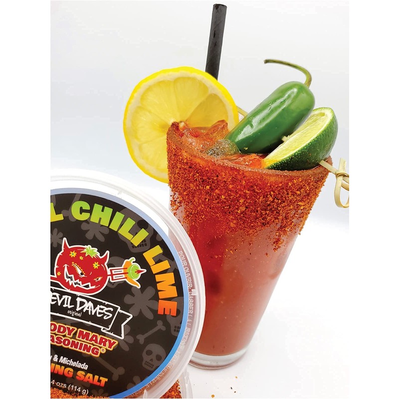 Chili Lime Bloody Mary Rimmer | Devil Daves Rim Salt,