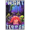 Night Terror - Flocked - Blacklight Poster - 23" x