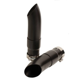 Radiant Cycles Shorty GP Exhaust 10-18 Harley Davidson HD Forty Eight 48 BLACK