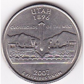 2007-D Utah BU State Quarter