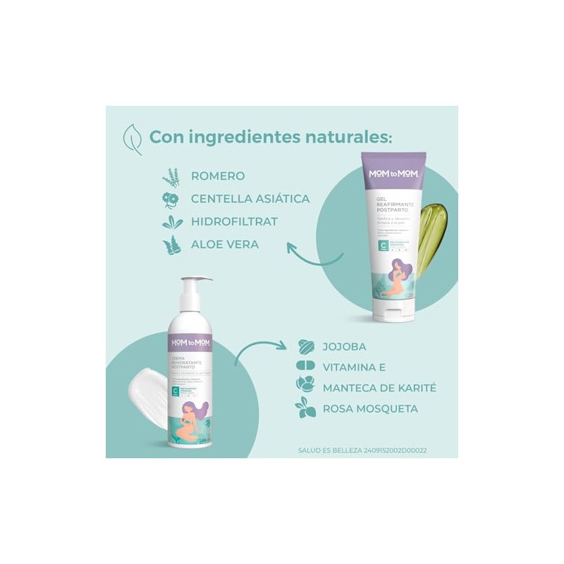 MOM to MOM Kit Firmeza y Rehidratación Postparto