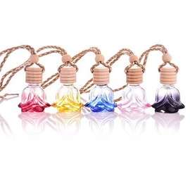 CENPEK CENPEK 5 x Parfm-Flaschen in Rosenknospen-Form, 8 ml, zum Aufh?ngen im Auto