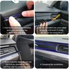 Car Interior Trim Strips,Universal 9.8 ft Car Electroplating Decoration Styling