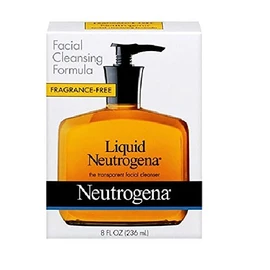 Neutrogena Fragrance Free Liquid Facial Cleansing Formula, 8 Oz (2 Pack)