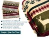 PAVILIA Premium Christmas Blanket Sherpa Fleece Throw| Plush Christmas Decoration,