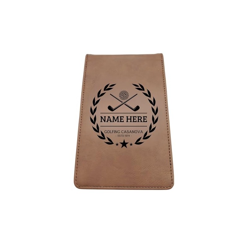 Golf Scorecard Holder (10 Fun Options) Add Golfers Name &