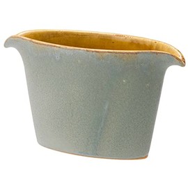 Saikaitoki Hasami Pottery Chojuro Kiln Coffee Filter Stand, Small Storage Box, Approx. 5.5 inches (14 cm), Miru Color, Gray