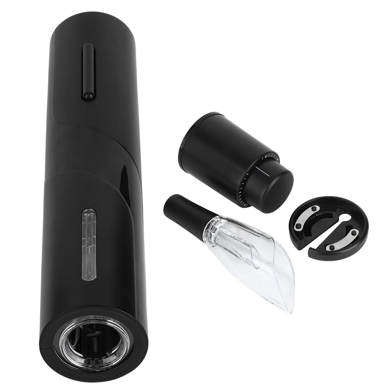 3PCS/Set Electric Wine Bottle Opener Set with Bottle Pourer Press