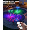 Pool Fountain with Remote, 8000Mah High Brightness Above Ground Pool