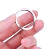 Outus 32 mm Titanium Key Rings Split Rings, 5 Pack