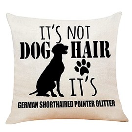 M-Qizi German Shorthaired Decorative Dog Pillow Covers, 18x18 - Gifts for Women & Home Decorations