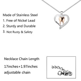 FUSTMW Dentist Necklace Teeth Pendant Necklace Dentist Appreciation Gifts Dentist Gifts for Women Dental Student Gifts Jewelry, Small, No Gemstone