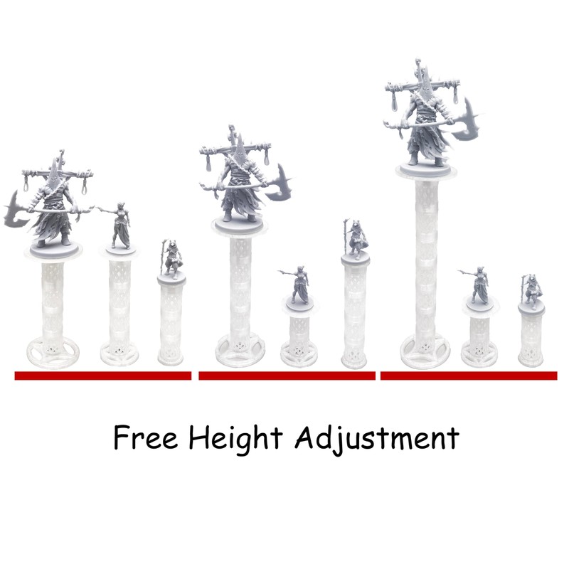 Lixusia Combat Risers for Flying Miniatures, DND TRPG Terrain Flight