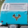 Extra Large 460mm 'Flying Bat' Permanent Sticker Decal for Cars/Windows/Bins/Walls