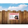 AdriLeo Sign "Vorsicht Rottweiler" My House (20 x 30 cm)