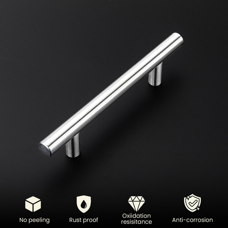 homdiy Cabinet Handles Brushed Nickel Cabinet Pulls - HD201SNB Cabinet