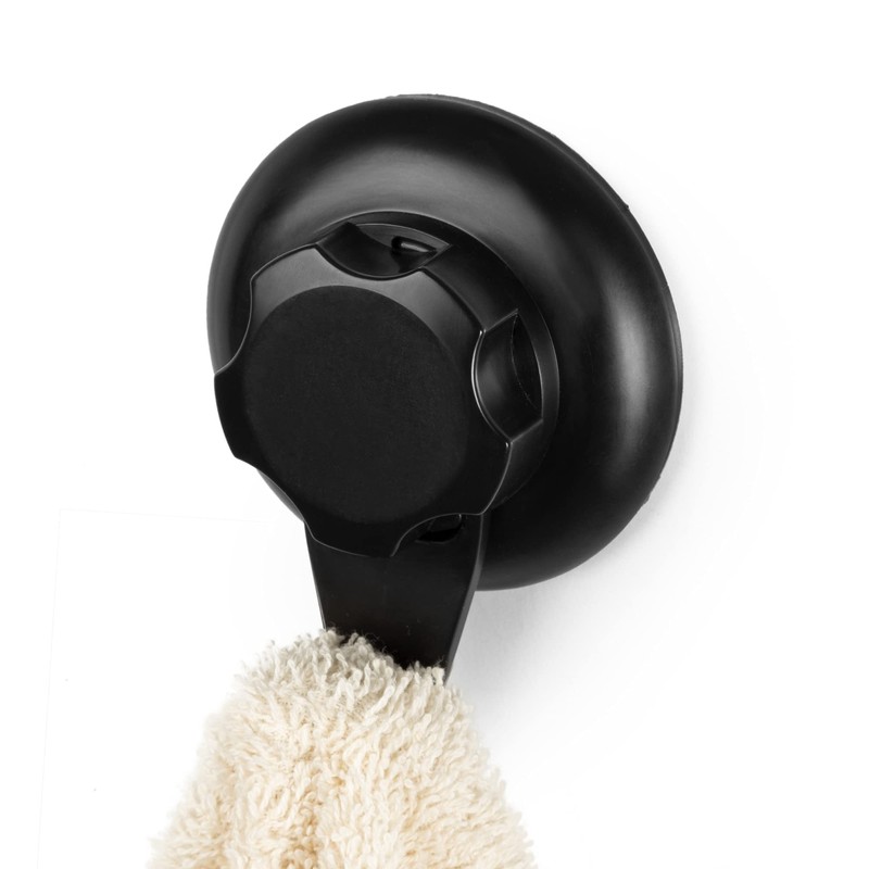 Compactor Bestlock Wall Mounted Single Storage Hook, Suction Cup Mounting,