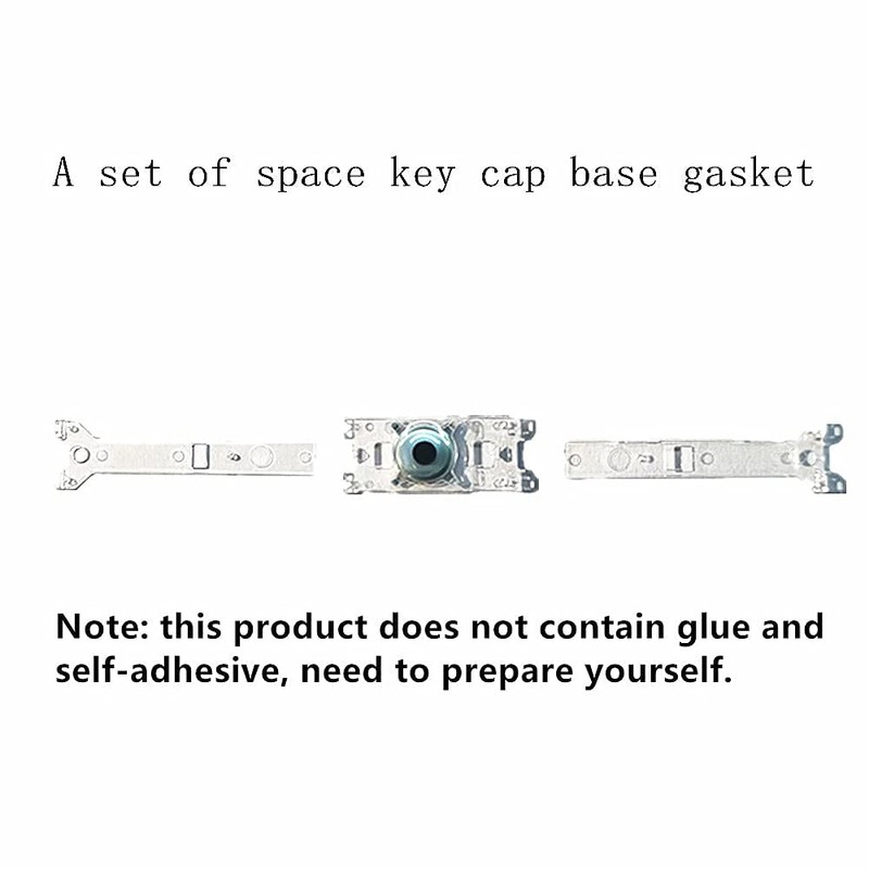Replacement Spacebar Key Cap and Hinge and Base Gasket for