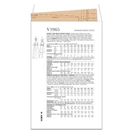 Vogue V1965Y5 Women's One-Piece Evening Dress Y5 (46-50-52-54)