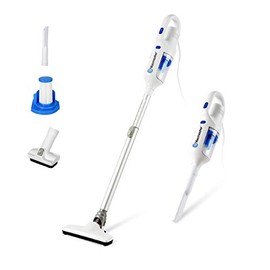 Vacmaster Corded Stick Vacuum Cleaner 2 in 1 Ultra-Lightweight 14Kpa Power Suction Handheld Vacuum Cleaner with Washable HEPA Filter for Home, Car, Pet Hair, Carpet, Hard Floor