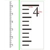 7 Feet Ruler Scale Template,Plastic Growth Chart Stencil,Reusable Height Chart