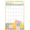 Guasslee 2025-26 Wall Calendar with Pockets, 12-Month Vertical Pocket Wall