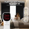 2 Panele Cortinas Blackout Para Ventana 264x137cm Habitacion