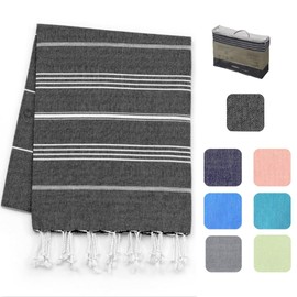 MyStilo® XXL Sauna Towel, Hammam Towel, Large, Soft Bath Towel, 100 x 200 cm, Quick-Drying, Premium Beach Towel, Towel for Men, Women, Yoga and Fitness (Anthracite)