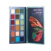 18 Color Eyeshadow Palette, Matte Shimmer Glitter Eyeshadow, Butterfly Pattern