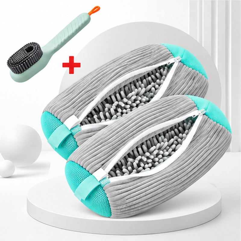 Shoe Washing Machine Bag for Sneakers – Reusable Zippered Laundry