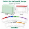 Waterproof Pill Pouch Set, Pill Organizer Binder with 14 Color-Coded