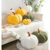 EXQUILEG 3D Plush Pumpkin Decorative Cushion Pillow Birthday Gifts Seat