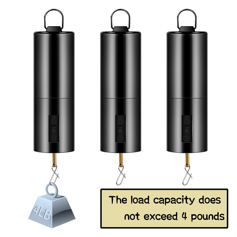 1 Piece Hanging Black Rotating Motor Wind Spinner Mobile Battery